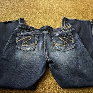 Silver jeans washed once size 18/L33